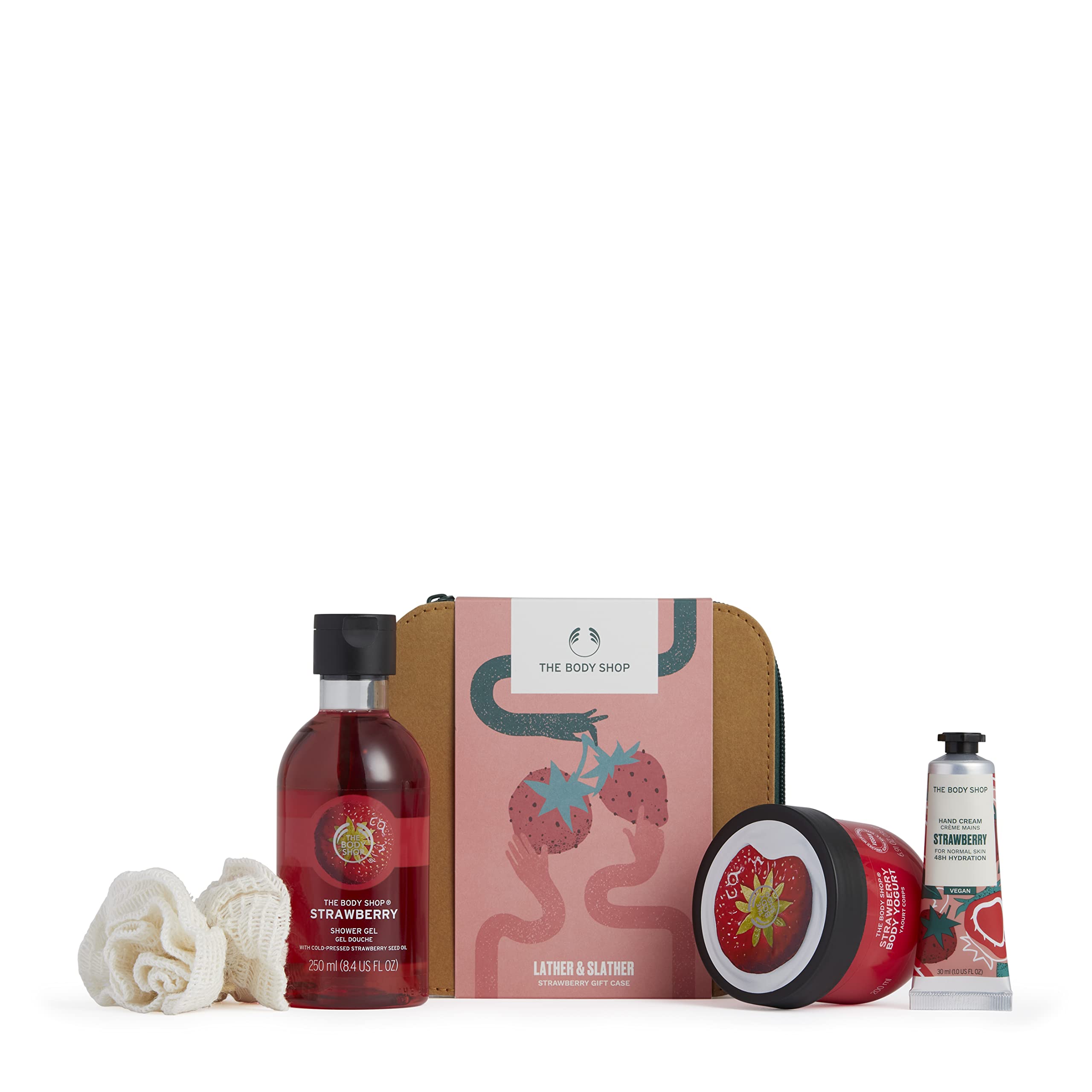 Amazon.com : The Body Shop Lather & Slather Strawberry Body Care